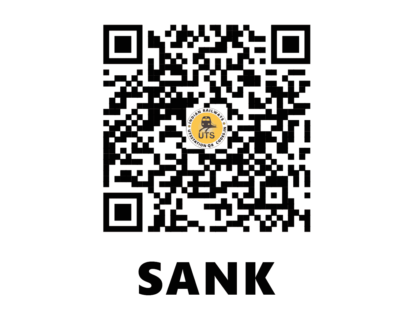 UTS QR Code for SANK - SANK (NC - MADHYA PRADESH)